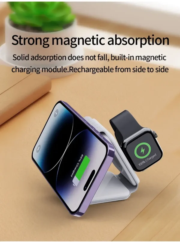 le CHARGEUR PLIABLE 15W 3-en-1 – Image 4